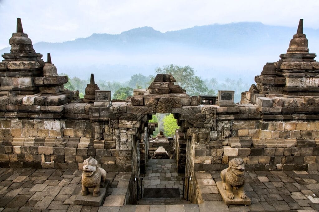 Borobudur Temple in Central Java